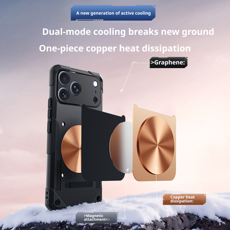 Gaming Accessories For Your Phone - Ice Armor Copper Cooling Phone Case