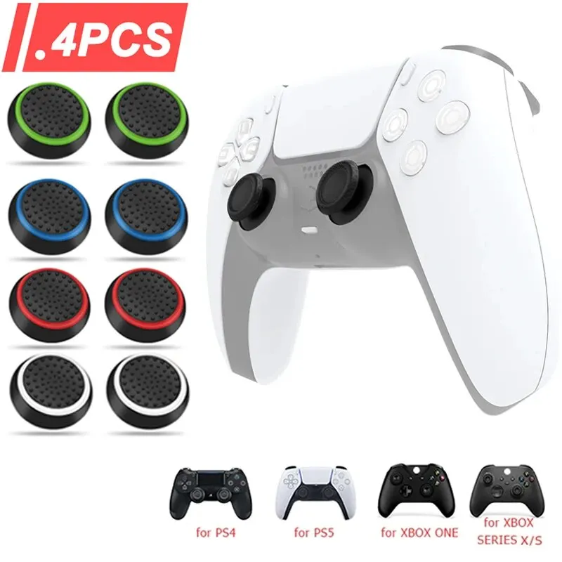 Gaming Accessories Xbox Series S - 4PCS Silicone Analog ThumbStick Grip Caps