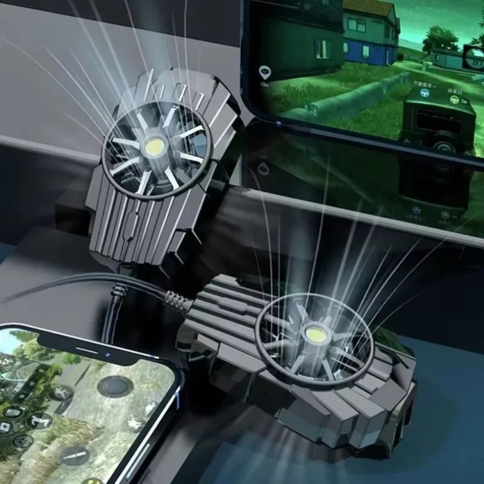 Gaming Accessories For Your Phone - Portable Back Clip Cooling Mini Air-cooled