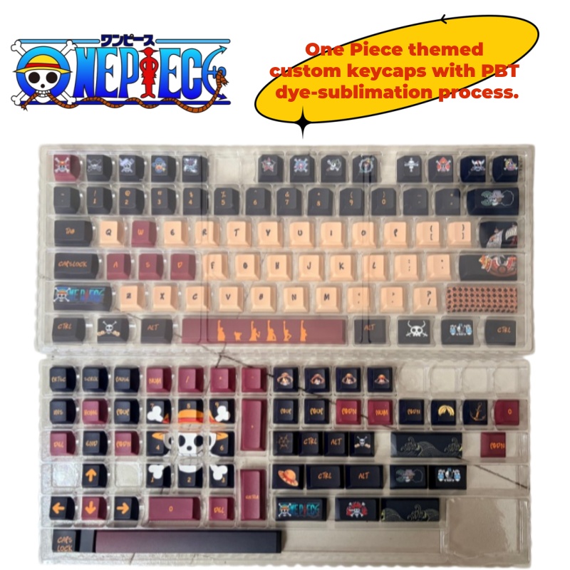 Gaming Accessories In Japan - One Piece anime personality-themed PBT hot