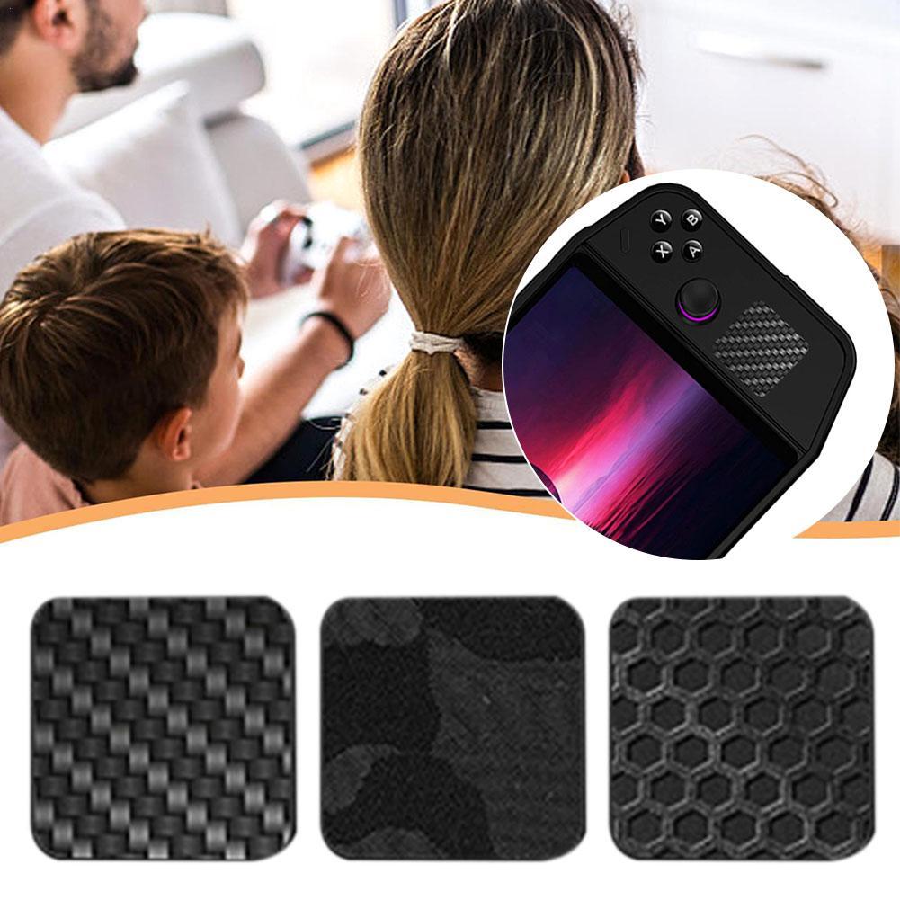 Gaming Handheld Accessories - Carbon Fiber Patterned Stickers For Legion