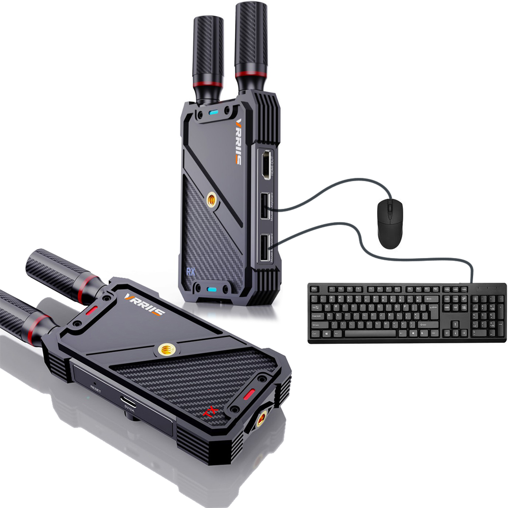 Gaming Accessories For Laptop - VRRIIS WL082K 400m Wireless HDMI KVM