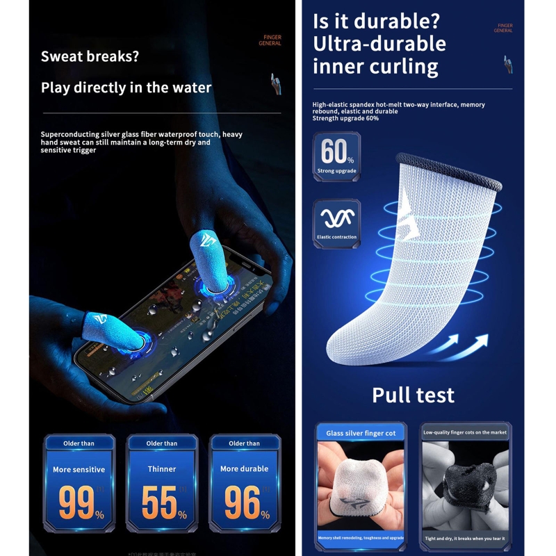 1 Pair Gamer Finger Sleeves Sw - огляд і ціна Gaming Accessories Bundle