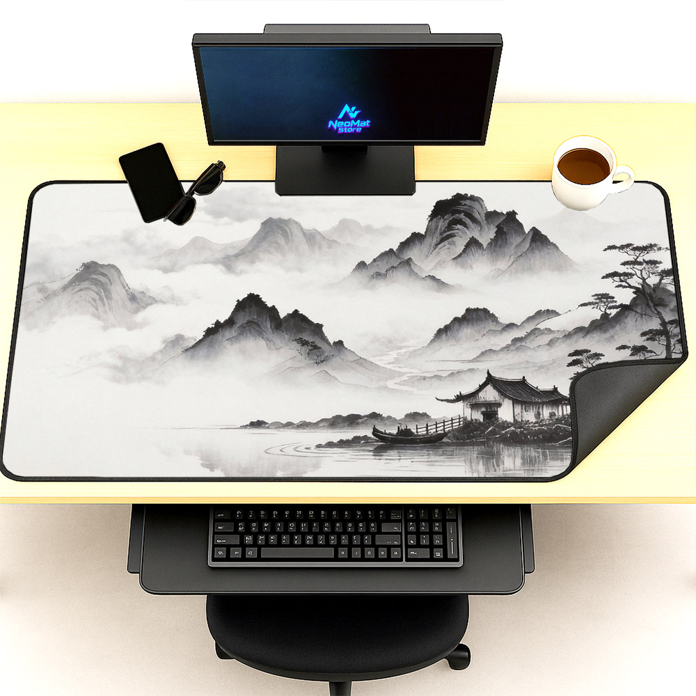 Chinese Mouse Mat Black White  - огляд і ціна Gaming Accessories In Japan