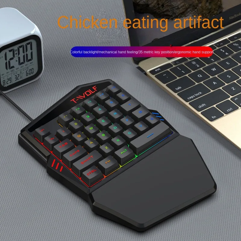 T-WOLF TF900 One Handed Keyboa - огляд і ціна Gaming Accessories Bundle