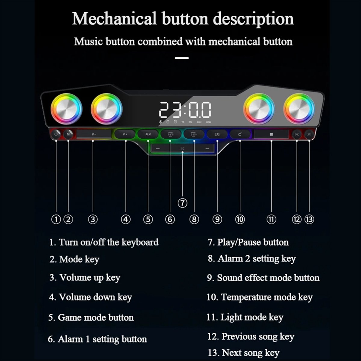 DTC5 V18 Dazzle Colour Speaker - огляд і ціна Gaming Accessories Led