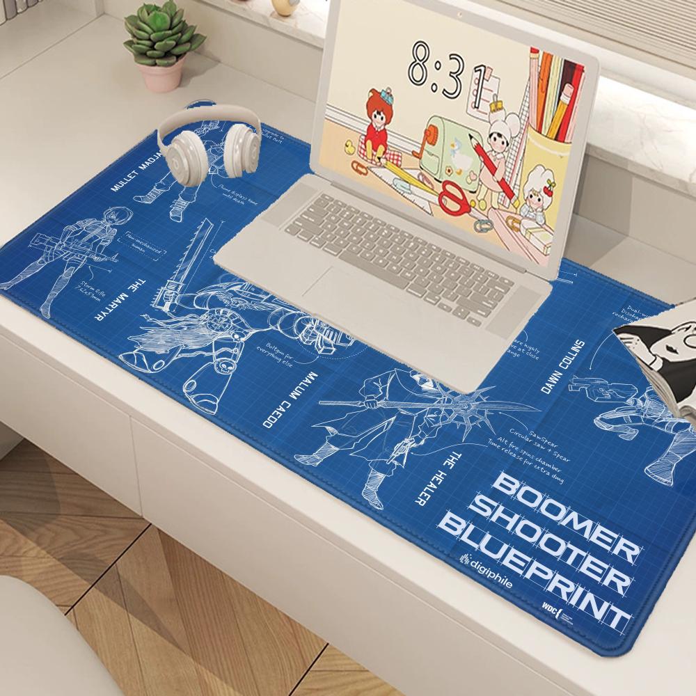 Black Large Mouse Pad Engineer - огляд і ціна Gaming Accessories Drawing