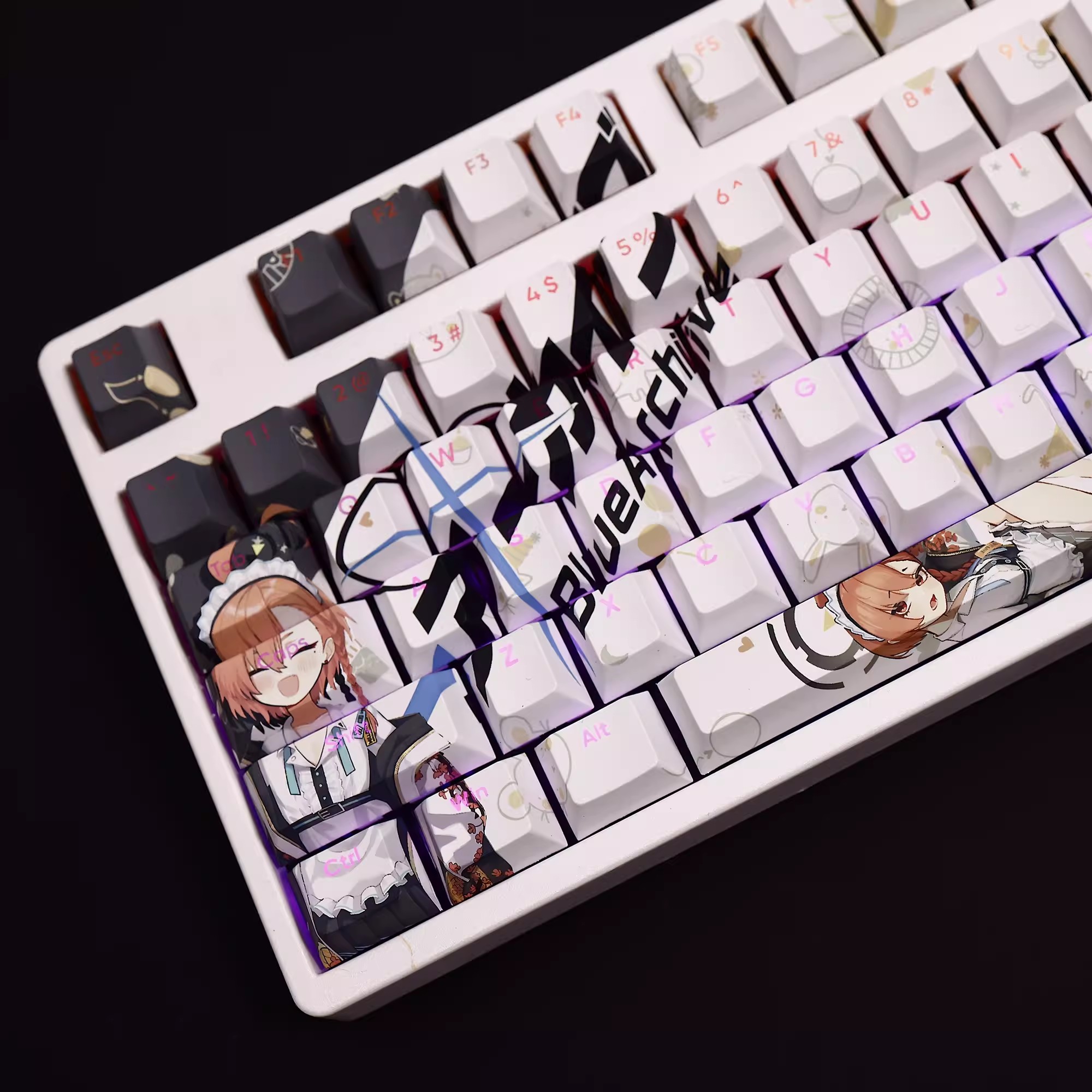 108 Keys/set Blue Archive Mika - огляд і ціна Gaming Set Accessories