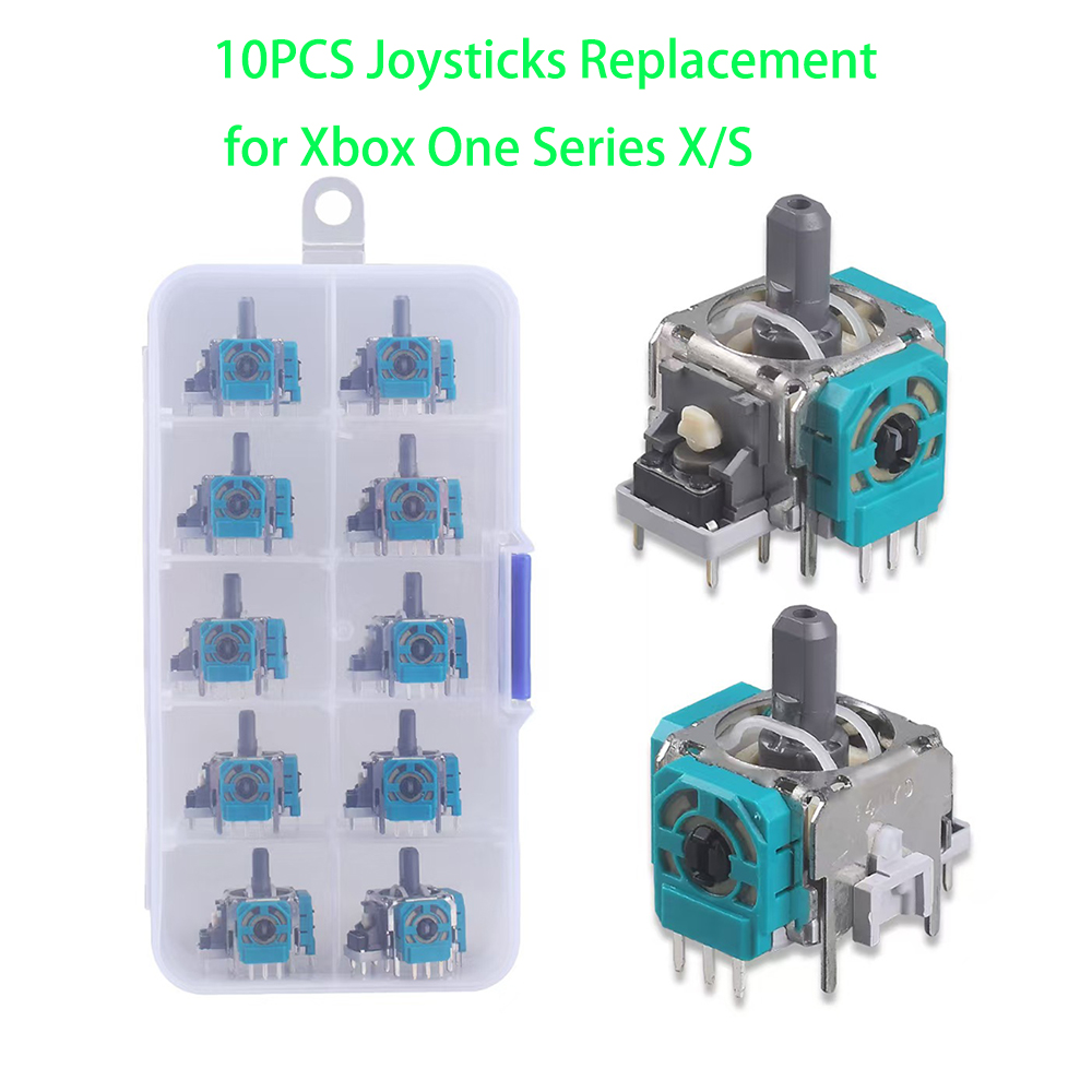 10pcs Replacement 3D Analog Jo - огляд і ціна Gaming Accessories Xbox Series S