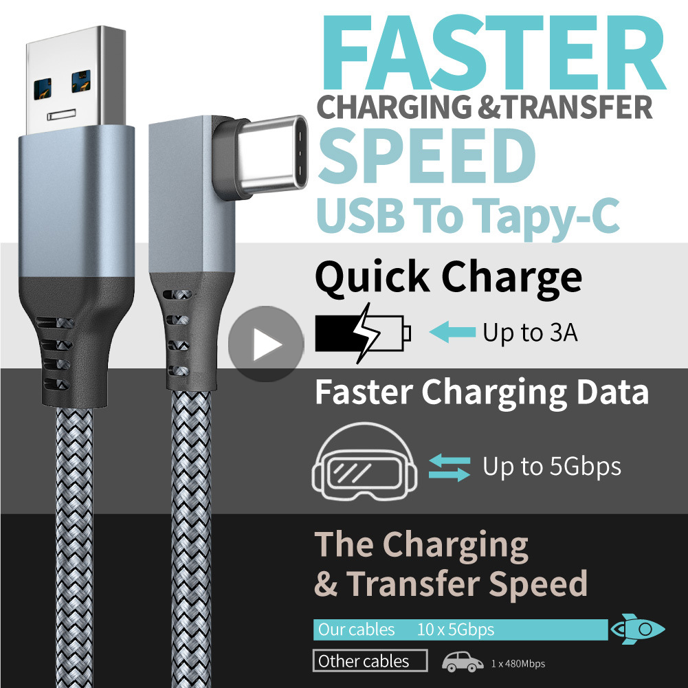 Cable USB A To Type C 5M For M - огляд і ціна Virtual Gaming Accessories