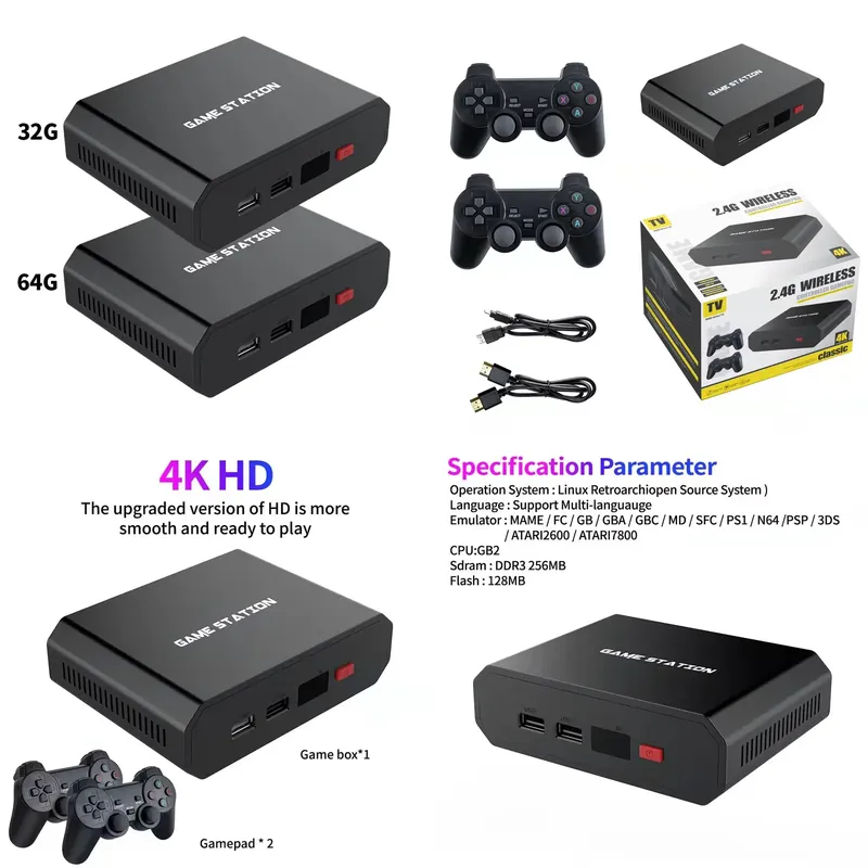 M8plus HD Video Game Console B - огляд і ціна Gaming Set Accessories