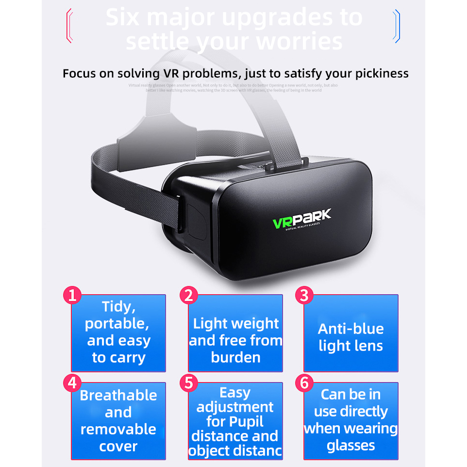 Virtual Reality Helmet VR Glas - огляд і ціна Gaming Accessories Bundle