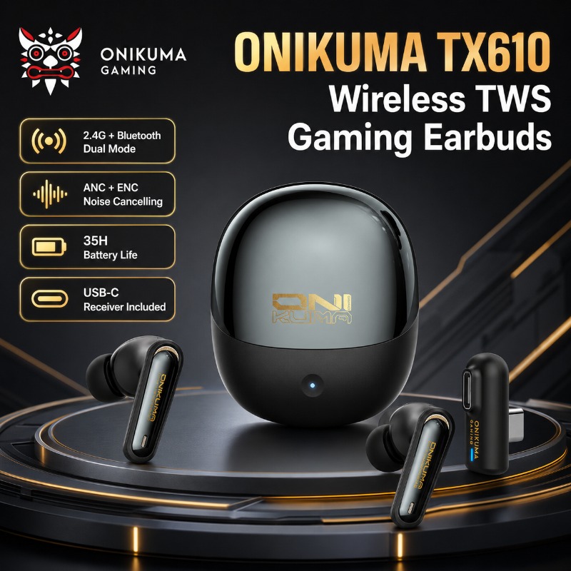 ONIKUMA TX610 Wireless Gaming  - огляд і ціна Gaming Accessories For Your Phone
