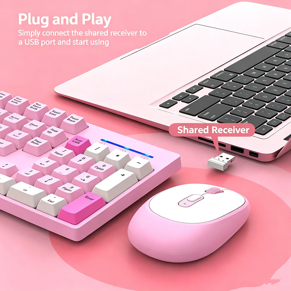 KEBIDUMEI 2.4G Wireless Keyboa - огляд і ціна Gaming Accessories Combo