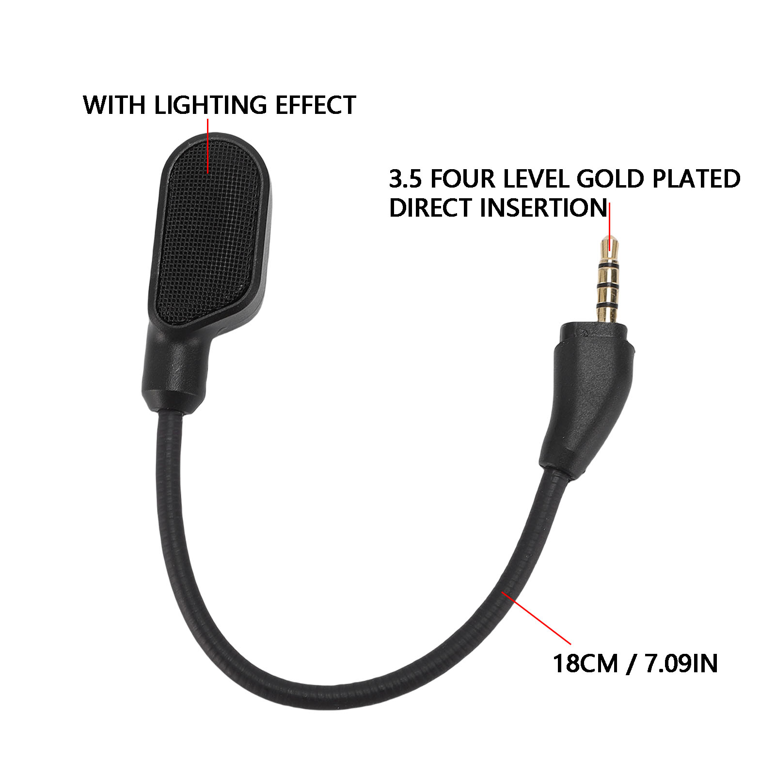 Gaming Headphone Mic Microphon - огляд і ціна Gaming Accessories Led