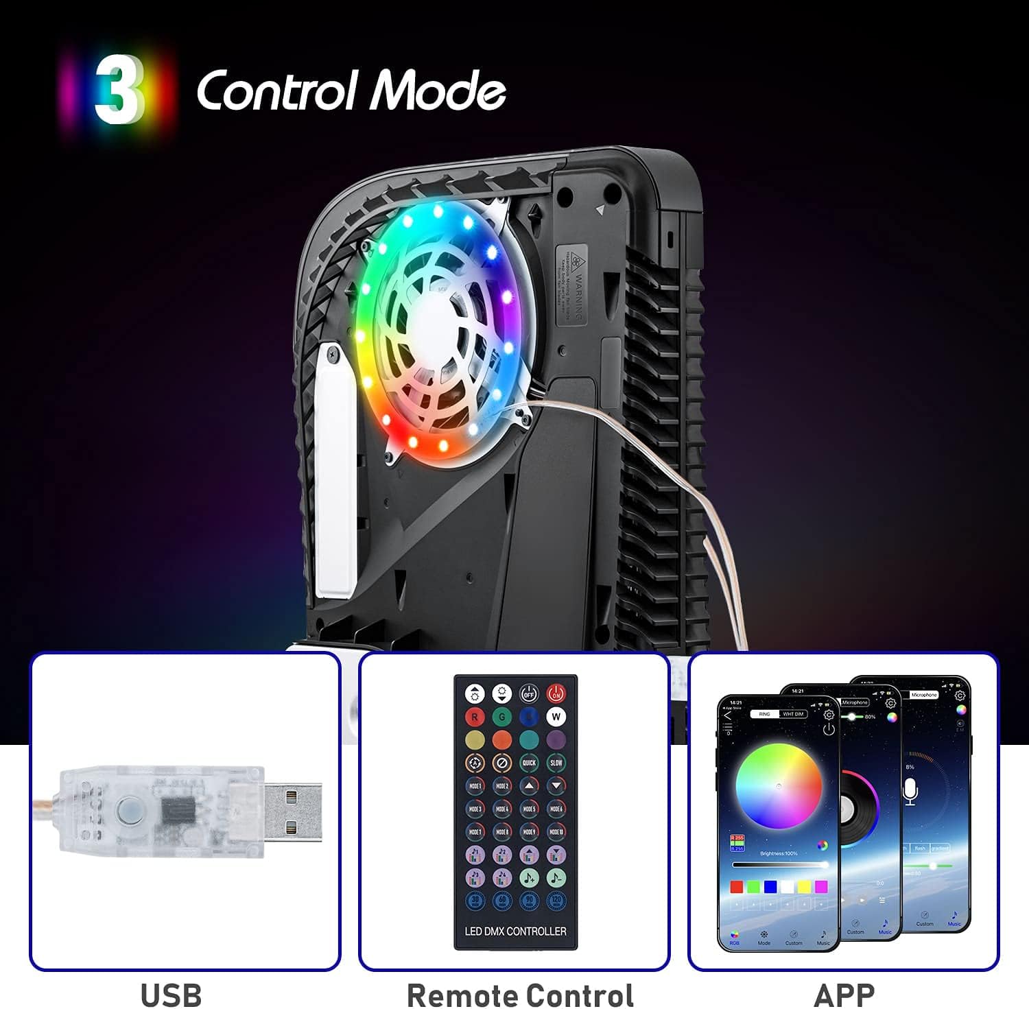 RGB LED Light Strip For PS5 Pr - огляд і ціна Gaming Accessories Led