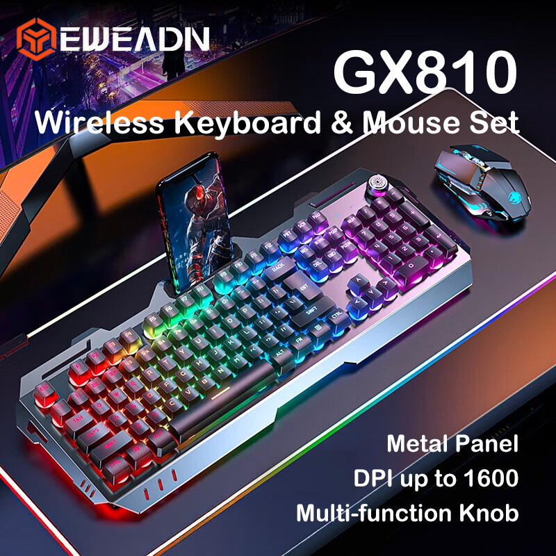EWEADN GX810 Wireless Keyboard - огляд і ціна Gaming Accessories Combo