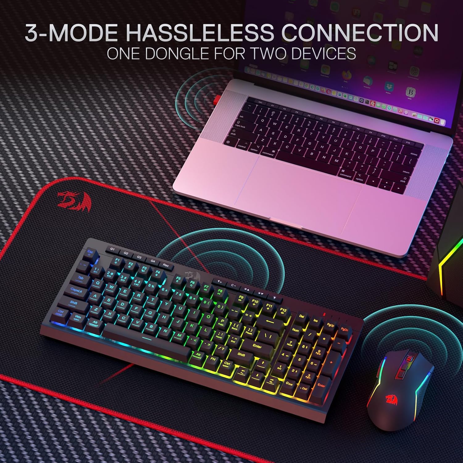 Redragon S142 Wireless Gaming  - огляд і ціна Gaming Accessories Combo