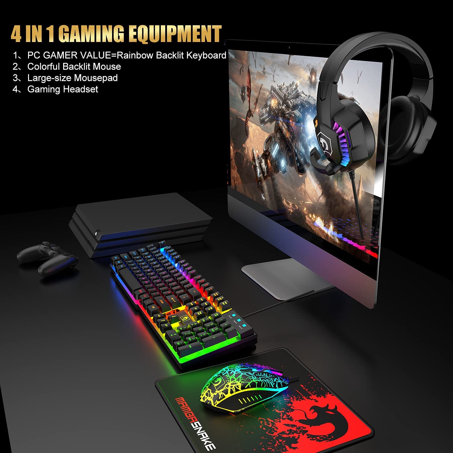 MAMBASNAKE X ZIYOULANG T11 UK  - огляд і ціна Gaming Accessories Combo
