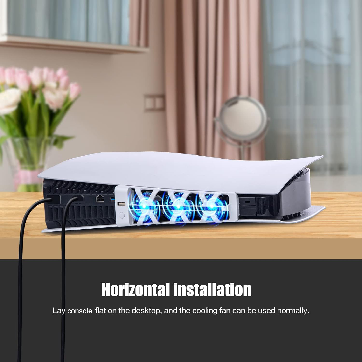 For PS5 Slient Cooling Fan wit - огляд і ціна Gaming Accessories Led