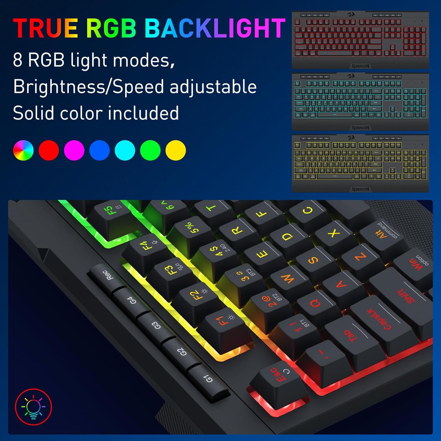 Redragon S151 PRO 3-Mode Wilre - огляд і ціна Gaming Accessories Combo