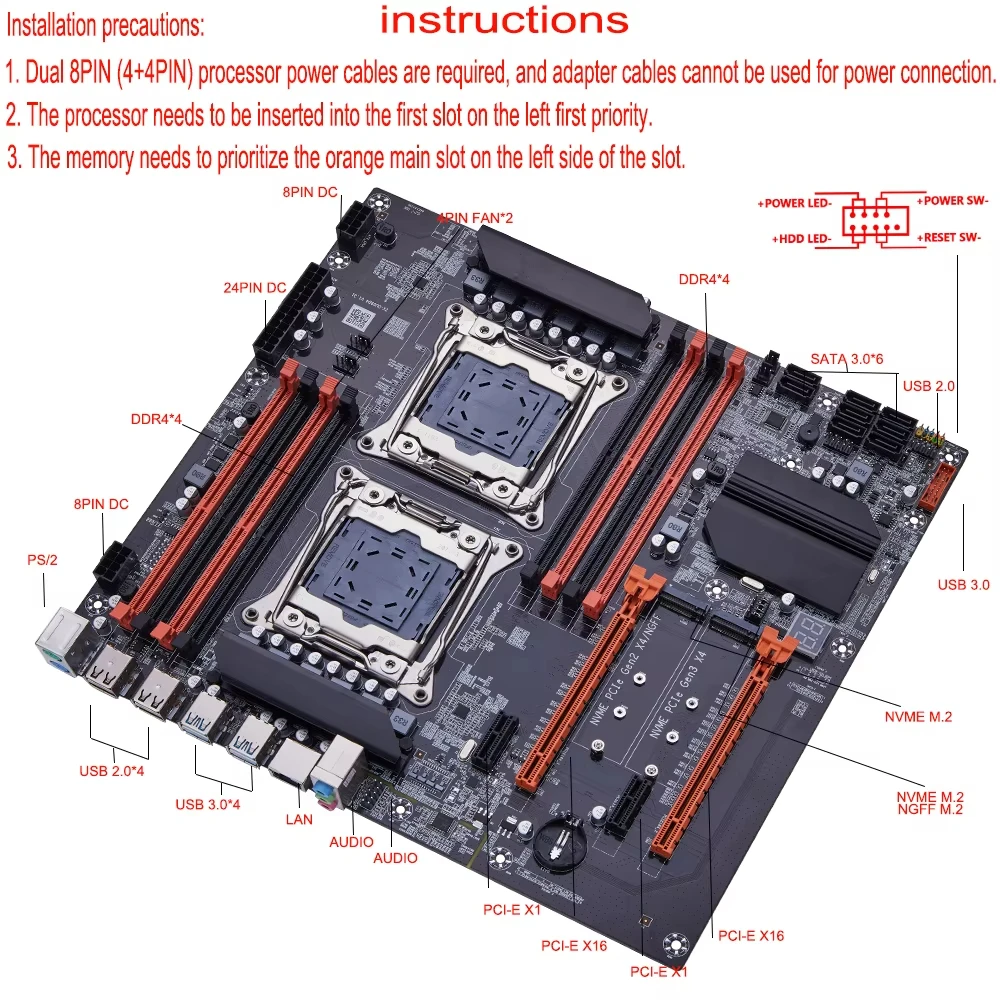 X99 Dual CPU SOYO Gaming Mothe - огляд і ціна Gaming Accessories Combo